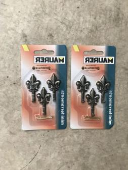 2 Confezioni Ganci appendi quadri giglio grande colore bronz
