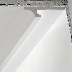 2 CORNICE PER LED IN GESSO ILLUMINAZIONE INDIRETTA PER SOFFI