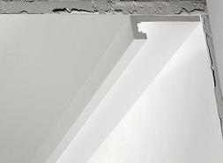 2 CORNICE PER LED IN GESSO PER ILLUMINAZIONE INDIRETTA 3 met