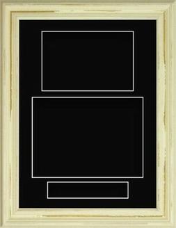 21.6cm x 29.2cm Shabby Chic Crema Legno Ritratto Profondo Ba