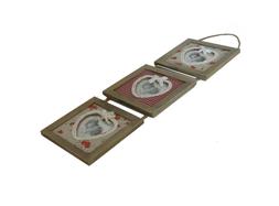 Portafoto Cuore Shabby Bianco E Grigie Regalo Fai Da Te Stil