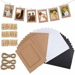 Carta Per Foto Sospesa, Portafoto Con Mollette, Portafoto Da