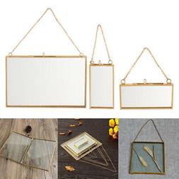 3Pcs / Set Cornice Per Esposizione In Vetro Trasparente A Do