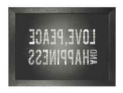 53 Motivazione Love Peace & Happiness Bianco e Nero Motivant