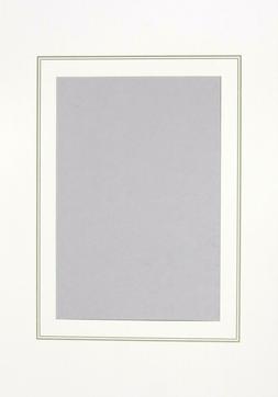 5x Passepartout rettangolare colore avorio in cartoncino con