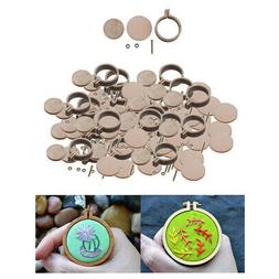 Per Cerchi Ricamate In Legno Rotonde Per Accessori
