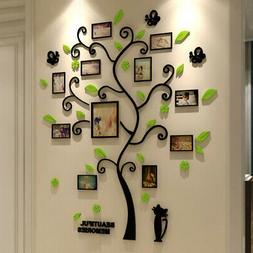 adesivi da parete foto cornice famiglia albero
