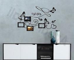 adesivi murali cornici foto love decorazioni da
