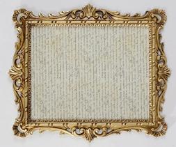 Oro Con Vetro Barocco 43x37 Cornice Foto Telaio Stile Libert