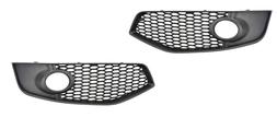 AUDI S3 A3 8P 2007- 2x GRIGLIA PARAURTI ANTERIORE SX DX NERO