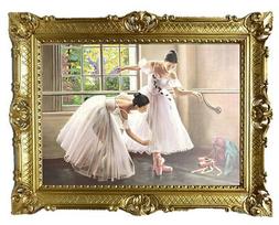 Immagine Foto Con Telaio Barocco Rajco 90x70 Cm