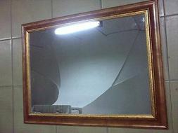BELLA  PZ 1 CORNICE SPECCHIERA LEGNO  ORO - MARRONE CH.  EXT