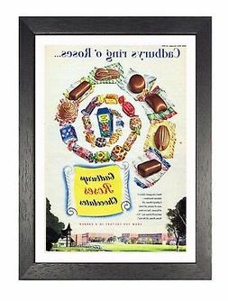 Cadbury Rose 2 Poster Classico Vintage Retr&ograve; Stampa Cioccol