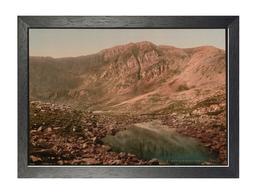 Cader Idris E Llyn-Y-Cader Galles Vintage Vecchio Retr&ograve; Lan