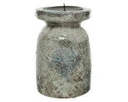 CANDELABRO 12X18 CM WHITE WASHED