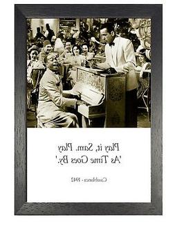 Casablanca 3 1942 Film Citazioni Bianco e Nero Poster Romant