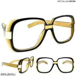 Classico Vintage Retr&ograve; Stile senza Lenti Occhiali Grande Qu