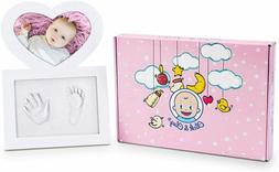 Click & Clay&reg; - Cornice Impronte Neonato con Scatola Regalo