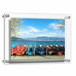 AMEITECH Cornice Acrilica, Quadro a Pannello a Due Piani da 
