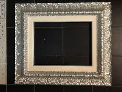 cornice Artigianale Argento 30x40 Con Passepatout Moderno Ar