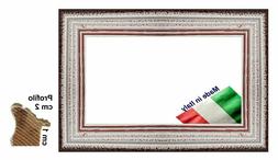 Cornice Bianca e Rossa in legno per foto,stampe,poster - Spe