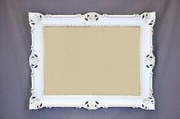 CORNICE BIANCO E ORO GRANDE DORATA STILE BAROCCO FINTO VINTA