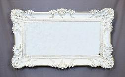 CORNICE BIANCO E ORO GRANDE STILE BAROCCO FINTO VINTAGE CM 9
