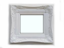 Cornice Classica in Legno - Interno 20x25 cm. - Quadro Bianc