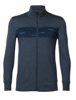 Icebreaker Cornice Giacca Cardigan  Fathom Erica / Midnight 