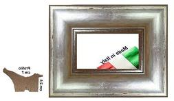 Cornice in Argento in legno per quadri,foto,poster,stampe - 