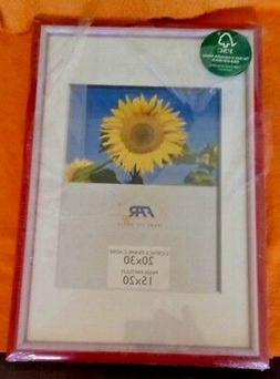 CORNICE IN LEGNO FAR 20X30,15X20, ROSSA PER STAMPE/FOTO ITAL