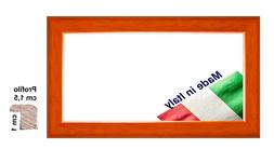 Cornice in legno Arancione per foto, stampe, poster - Spess.