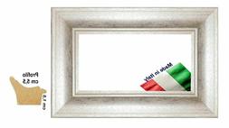 Cornice in legno Argento screpolato per foto, stampe, poster
