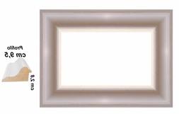 Cornice in legno Bianca opaca stile shabby per foto, stampe 
