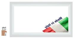 Cornice in legno Bianco opaco per foto,stampe,poster - Spess