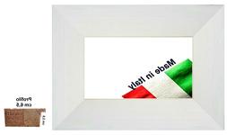 Cornice in legno Bianco Shabby per quadri, stampe, dipinti -