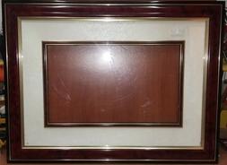 CORNICE IN LEGNO CON PASSPARTOUT E VETRO