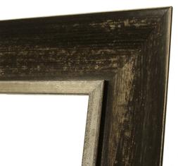 Cornice in legno finitura nero consumato f.argento Art. 448.