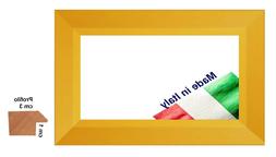 Cornice in legno Giallo Ocra  per foto, stampe, poster,quadr