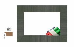 Cornice in legno intagliata Grigia per foto, stampe, poster 