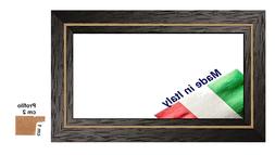 Cornice in legno Nera con incavo per foto,stampe,poster - Sp