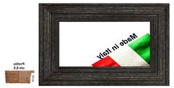 Cornice in legno Nera Shabby per quadri, stampe, dipinti - S