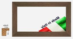 Cornice in legno NOCE SCURO per foto, stampe, diplomi, puzzl