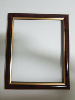 Cornice in legno ORO mogano per.foto, stampe,poster -LARG.CM