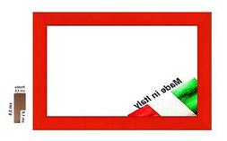 Cornice in legno Rossa a battita alta per foto,stampe,puzzle