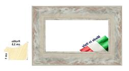 Cornice in legno sgusciato Argento per foto,stampe diplomi -