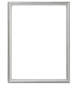 CORNICE IN PLASTICA COLORE ARGENTO - 40 x 50 CM
