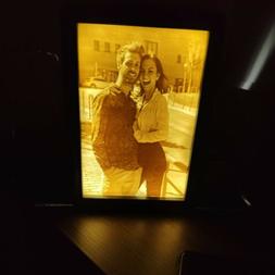 Cornice Lampada 3D LED con Litofania Personalizzata Foto  Id