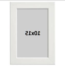CORNICE LEGNO PORTA FOTO DA MURO 10X15 CM BIANCO CORNICE QUA