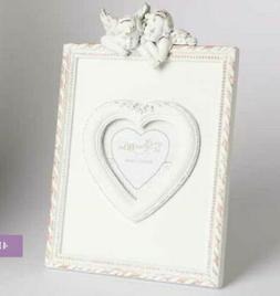 Cornice legno portafoto con cherubini SHABBY CHIC 28x20 cm 0